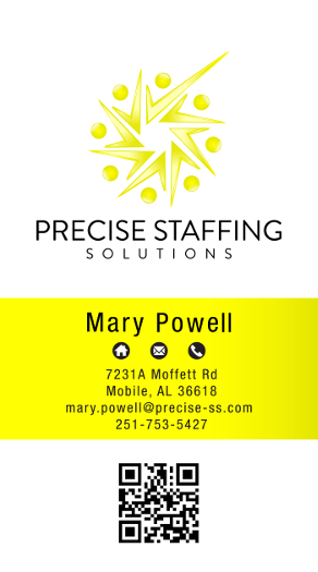 Full Color, Photo Quality Business Card Sample Portrait